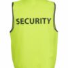 JBs Workwear Hi Vis Safety Vest Security