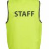 JBs Workwear Hi Vis Safety Vest Staff