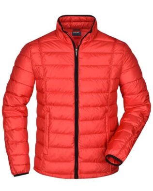 James & Nicholson Mens Quilted Down Jacket JN1082