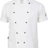 DNC Hospitality Workwear Cool-Breeze Cotton Chef Jacket – Short Sleeve