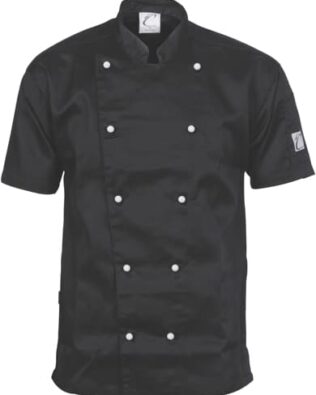 DNC Hospitality Workwear Three Way Air Flow Chef Jacket Short Sleeve