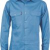 DNC Workwear Cotton Drill Work Shirt With Gusset Sleeve – Long Sleeve