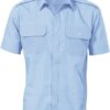 DNC Workwear Epaulette Polyester/Cotton Work Shirt - Short Sleeve
