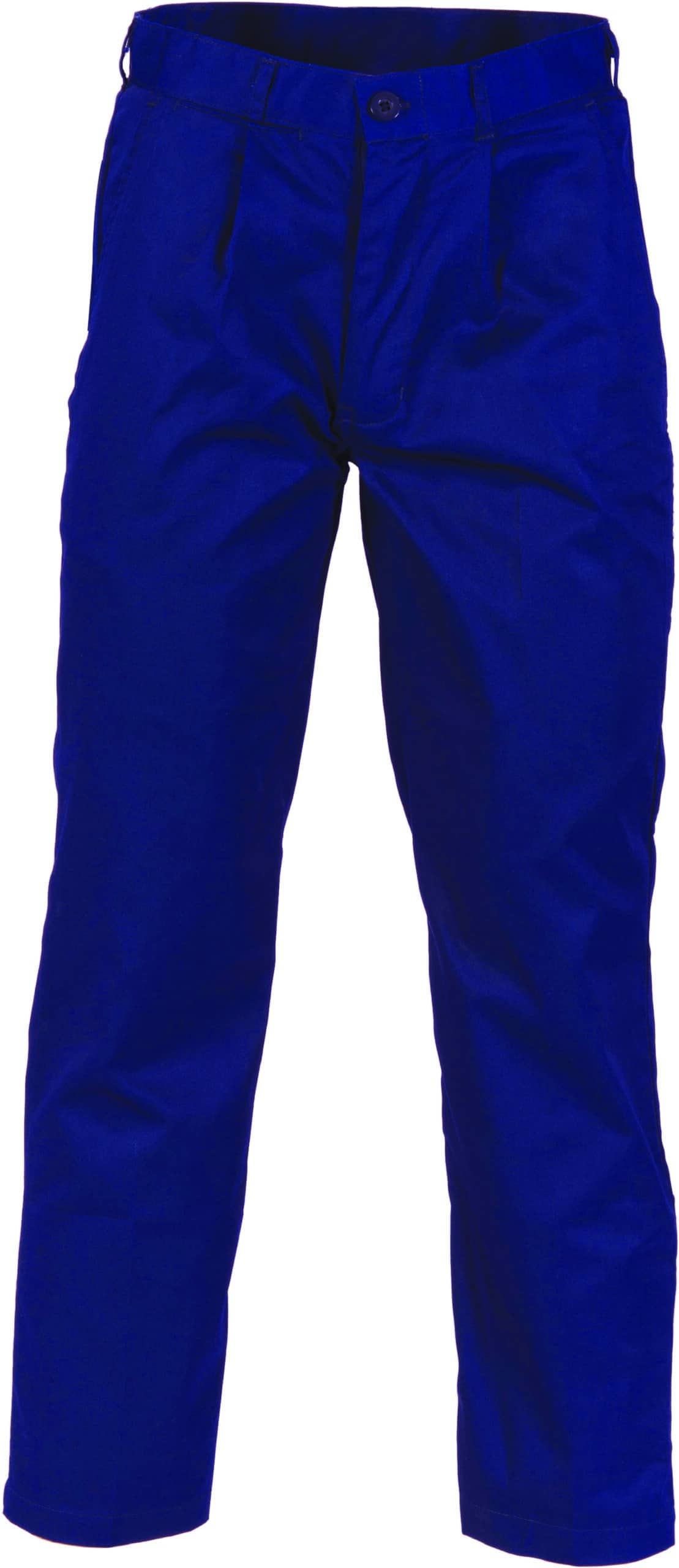 DNC Workwear Polyester Cotton Pleat Front Work Pants
