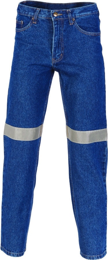 DNC Workwear Denim Jeans With CSR Reflective Tape