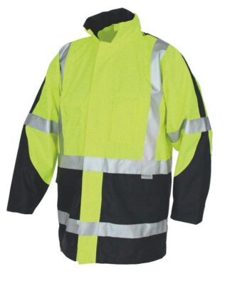 DNC Workwear Hi Vis FR & HRC2 D/N Rain Jacket
