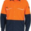 DNC Workwear Two-Tone RipStop Cotton Cool Shirt, L/S