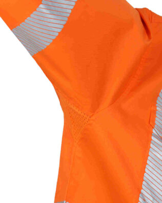 DNC Workwear Hi Vis Segment Taped Coolight X Back Shirt