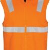 DNC Workwear Hi Vis Cotton Drill Reversible Vest with Generic R/Tape