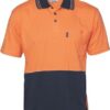 DNC Workwear Hi Vis Cool-Breeze Cotton Jersey Polo Shirt - S/S