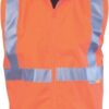 DNC Workwear Hi Vis Reversible Vest with 3M R/Tape