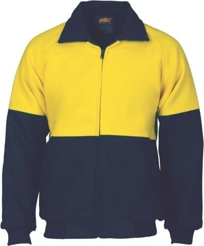 DNC Workwear 3869 Hi Vis Two Tone Bluey bomber jacket | Fast Clothing