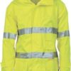 DNC Workwear Hi Vis Breathable Anti-Static Jacket with 3M R/Tape