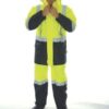DNC Workwear Hi Vis Two Tone Light weight Rain Jacket with 3M R/Tape