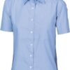 DNC Workwear Ladies Regular Collar, Side Splits, Single Pocket - Short Sleeve