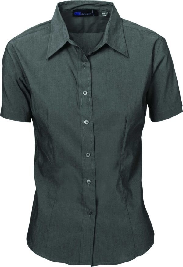 DNC Workwear Ladies Premier Stretch Poplin Business Shirts Short Sleeve