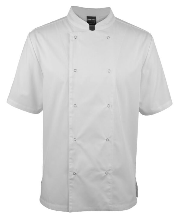 JB's Short Sleeve Snap Button Chefs Jacket