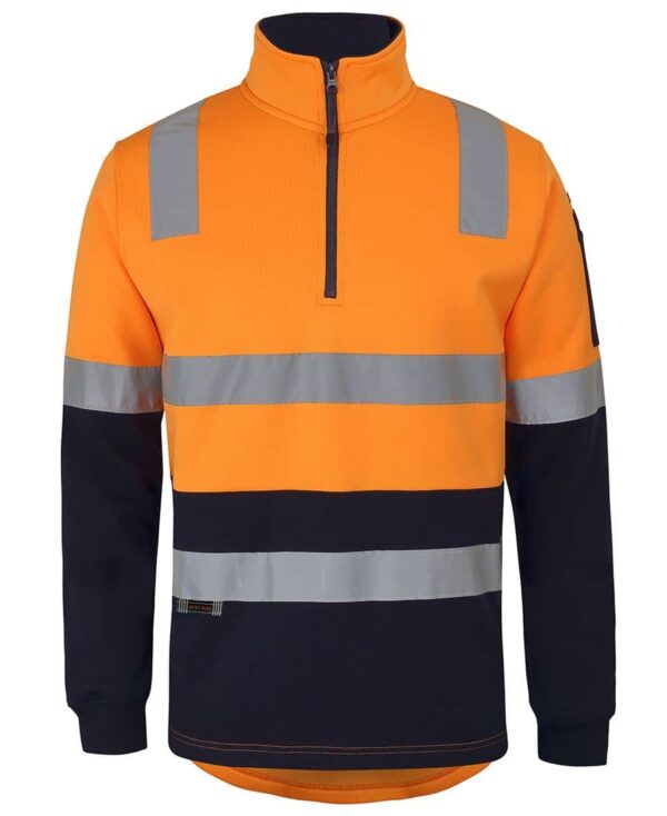 JBs Workwear 1/2 Zip Aust Rail (D+N) Fleece Sweater