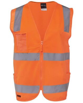 JB’s Hi Vis (D+N) Zip Safety Vest
