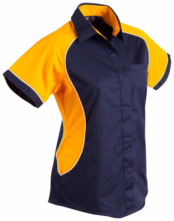 AIW Workwear Womens Arena Tri-Colour Contrast Shirt