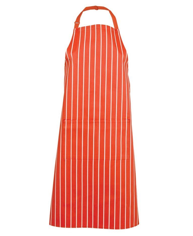 JBs Workwear Bib Striped Apron With Pocket