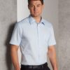 Benchmark Mens Self Stripe S/S Shirt