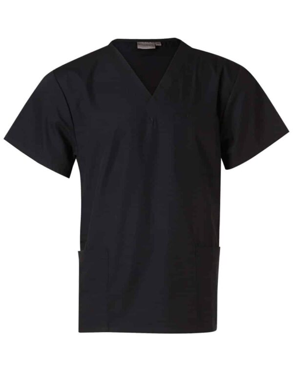 Benchmark Unisex Scrubs Short Sleeve Tunic Top