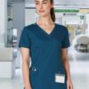 Benchmark Ladies Solid Colour S/S Scrub Top