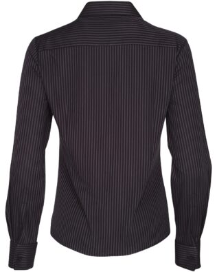 Benchmark Womens Dobby Stripe Long Sleeve Shirt