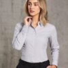 Benchmark Womens Ticking Stripe L/S Shirt
