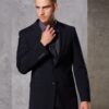 Benchmark Mens Two Buttons Jacket in Wool Stretch