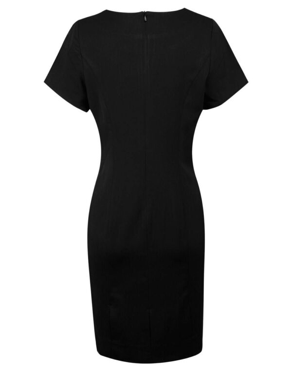 Benchmark Ladies Poly Viscose Stretch Short Sleeve Dress