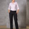 Benchmark Womens Low Rise Pants in Wool Stretch