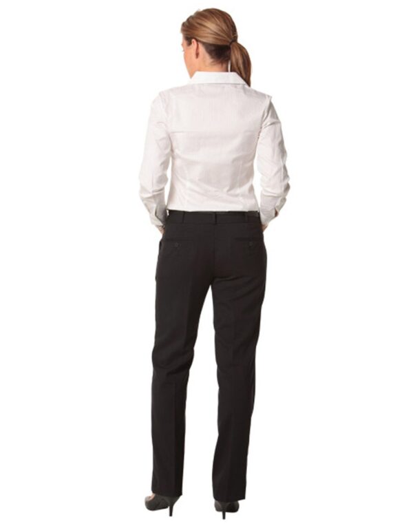 Benchmark Womens Wool Blend Stretch Low Rise Pants