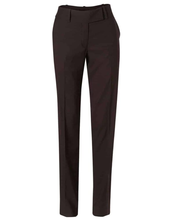 Benchmark Womens Poly Viscose Stretch Low Rise Pants