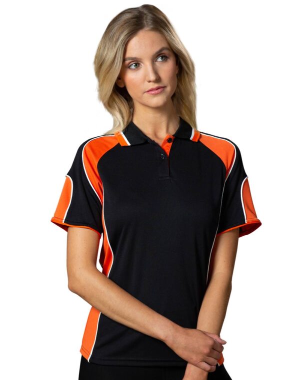 Winning Spirit Ladies Cooldry Contrast Polo With Sleeve Panel