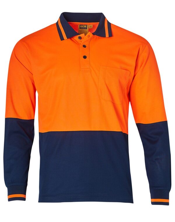 AIW Workwear Long Sleeve Safety Polo