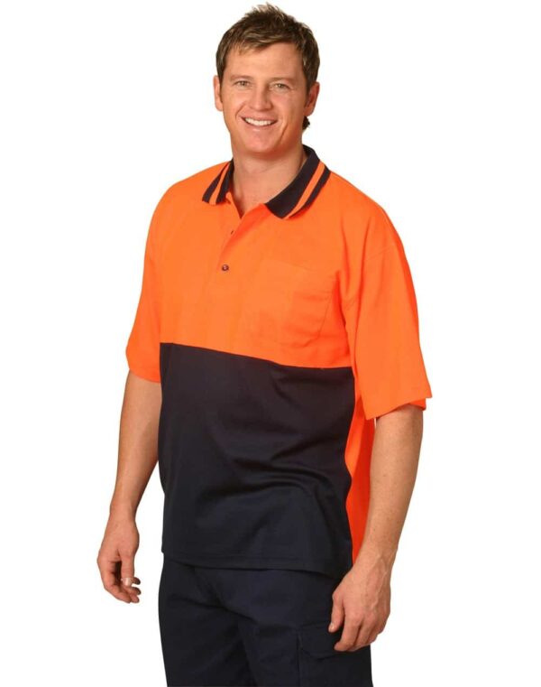 AIW Hi-Vis truedry safety polo S/S