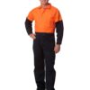 AIW Hi-Vis Two Tone Mens Cotton Drill Coverall-Regular