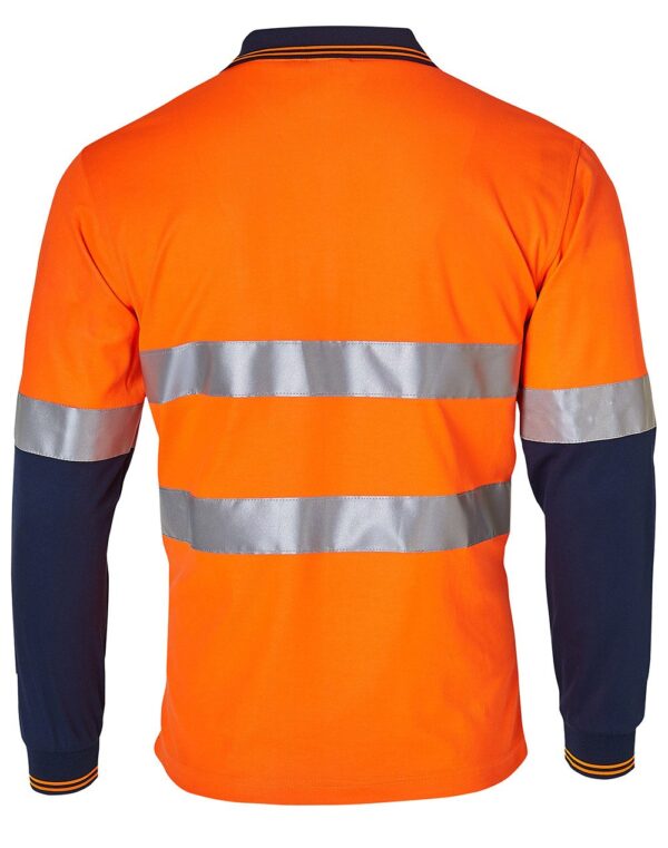 AIW Workwear Long Sleeve Safety Polo with 3M Tape