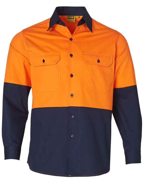 AIW Workwear Long Sleeve Cool Breeze Safety Shirt