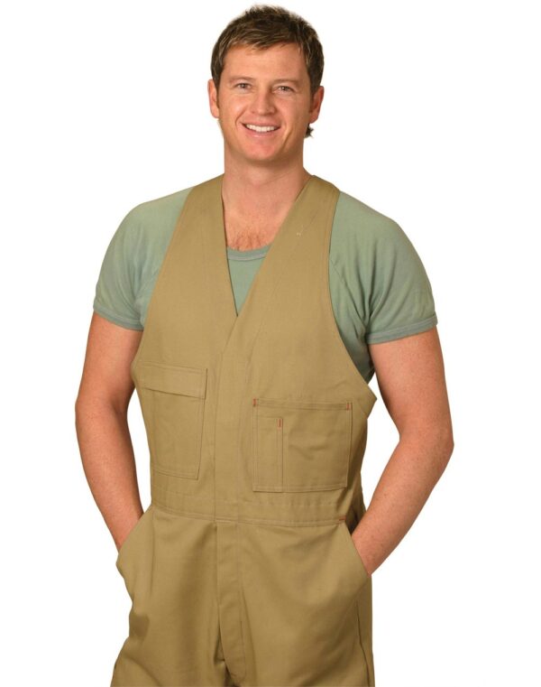 AIW Mens Cotton Drill Action Back Overall-Regular
