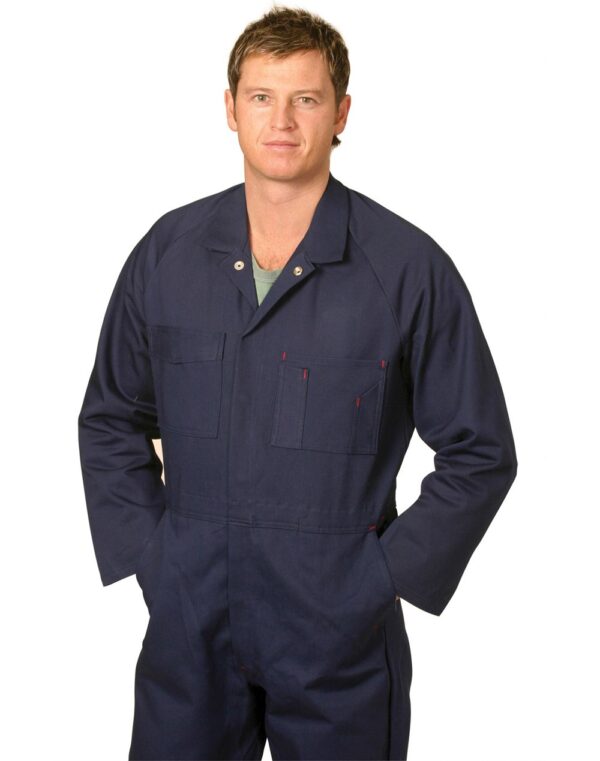 AIW Mens Cotton Drill Coverall-Stout