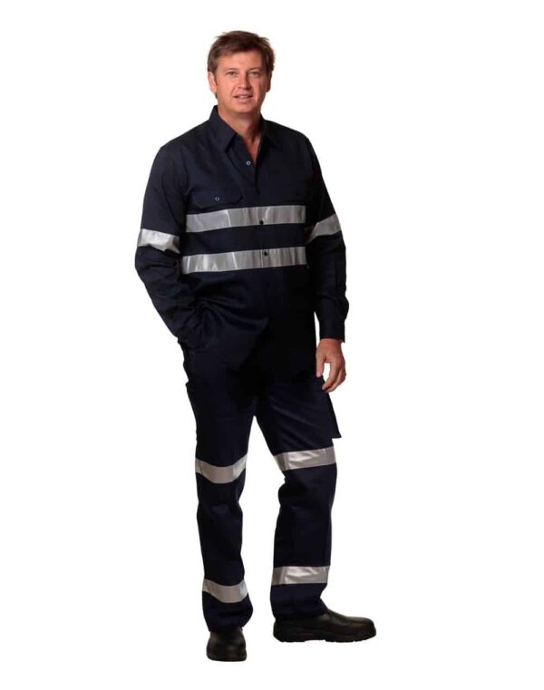 AIW Drill pant pocket on leg with 3M Tapes