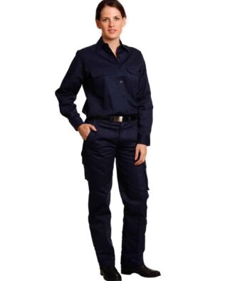 AIW Workwear Ladies Heavy Cotton Drill Cargo Pants