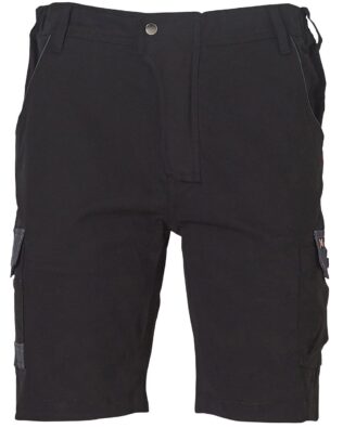 AIW Workwear Mens Stretch Cargo Work Shorts with Design Panel Treatments